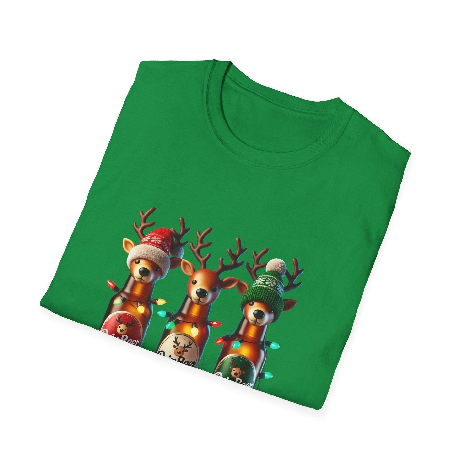 Reinbeer: The 🍻 Official Beverage of the Reindeer Games 🦌 - Unisex Softstyle T-shirt - Whippie's