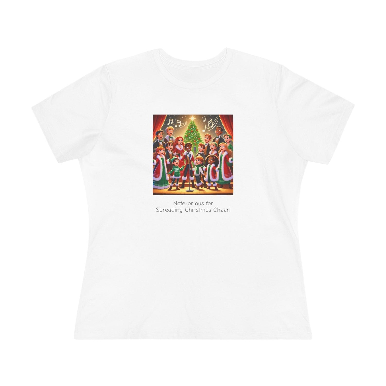 Note-orious for Spreading Christmas Cheer! - Women's Tee - Whippie's