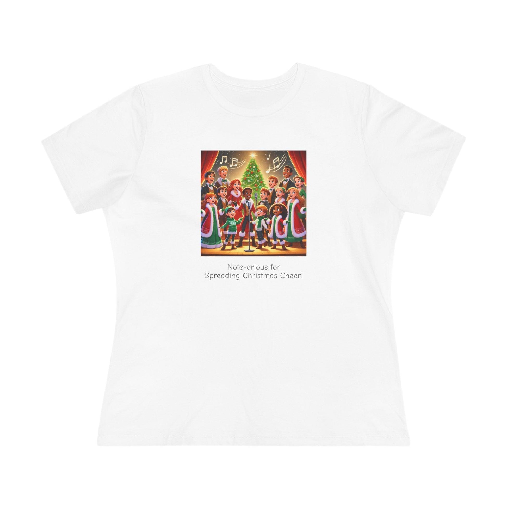Note-orious for Spreading Christmas Cheer! - Women's Tee - Whippie's