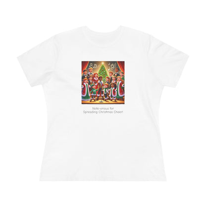 Note-orious for Spreading Christmas Cheer! - Women's Tee - Whippie's