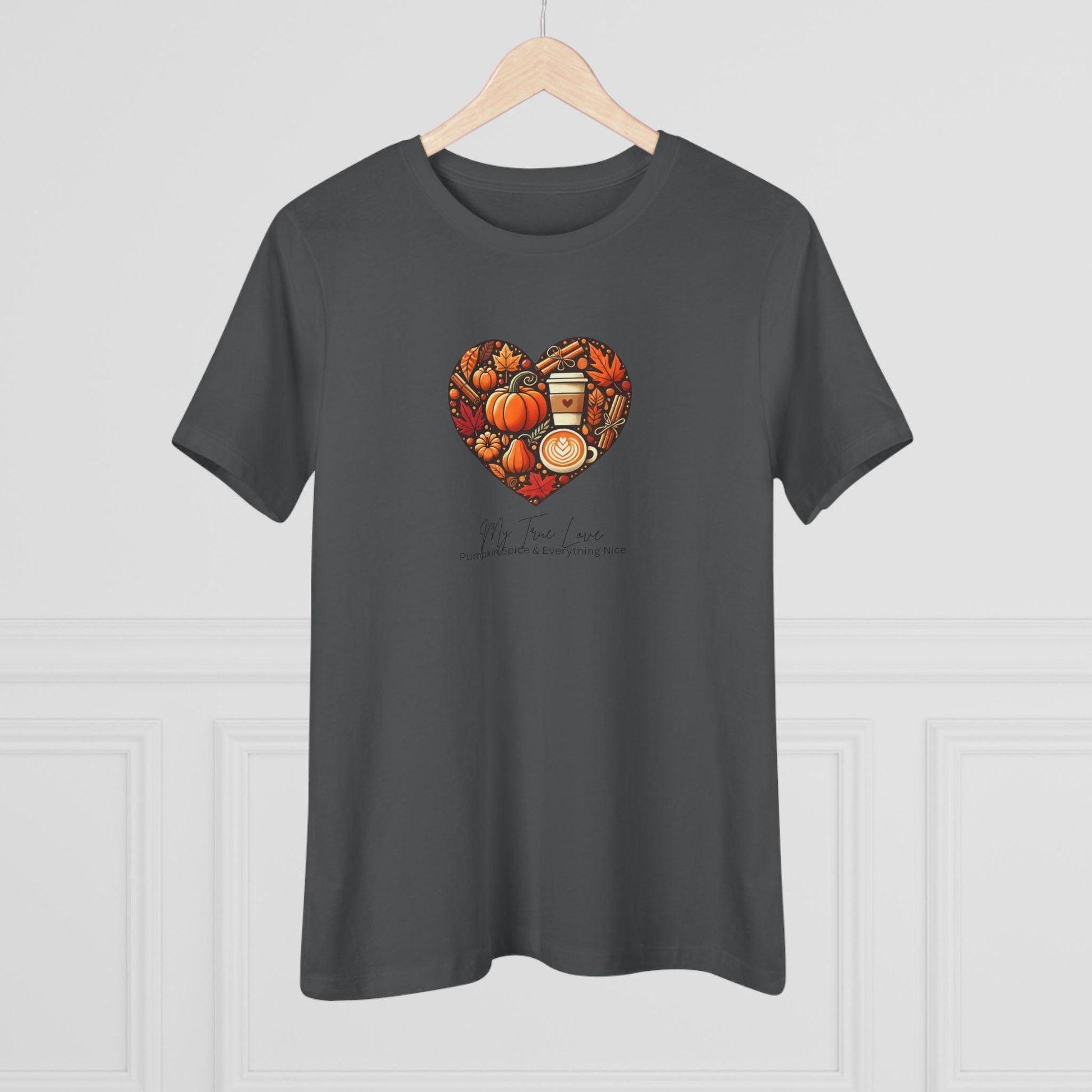 My True Love, Pumpkin Spice and Everything Nice - Women's Softstyle Tee - Whippie's