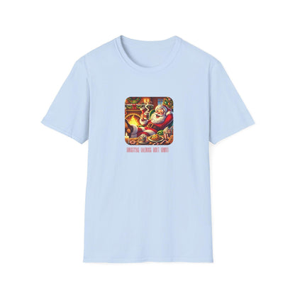 Santa: Christmas Calories Don't Count - Unisex Softstyle T-Shirt - Whippie's