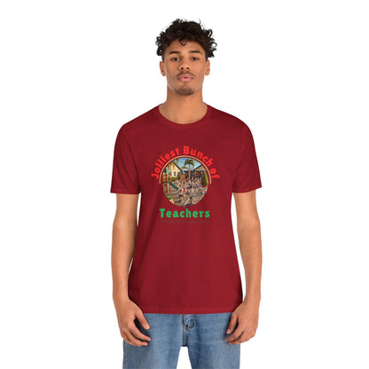 🌴 Jolly Bunch of Teachers ☀️ Unisex Jersey Tee 🧑‍🏫 - Tropical Winter - Whippie's