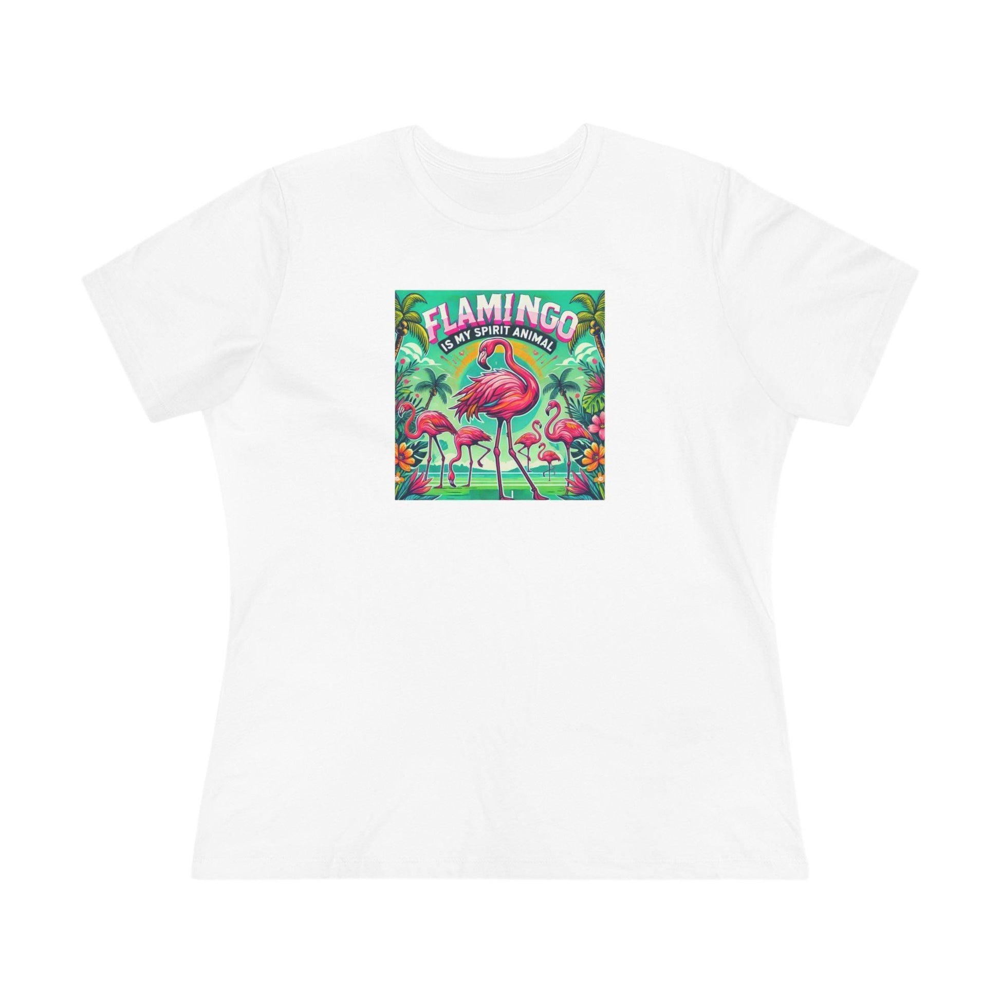 Flamingo is My Spirit Animal - Women's Softstyle Tee - Whippie's