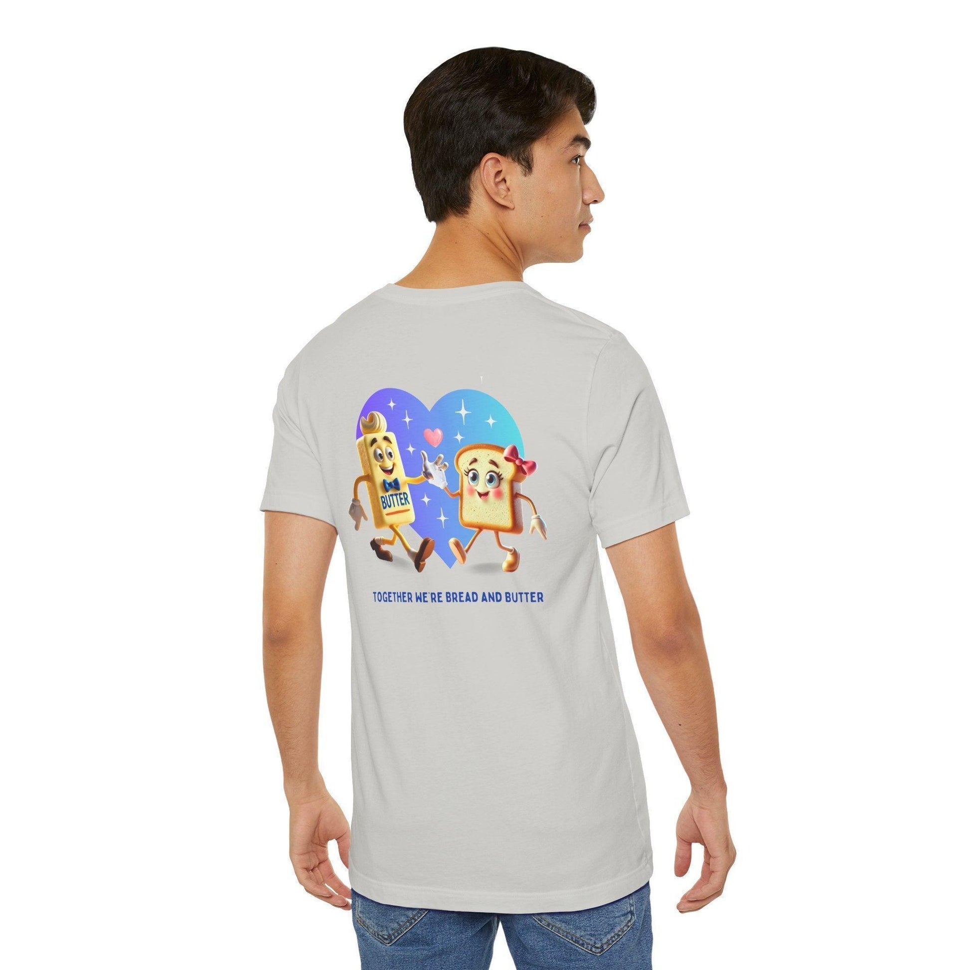 🍞 You're the Bread to My Butter! 🧈 Unisex Jersey Tee ✨ The perfect match! - Personalizable - Whippie's