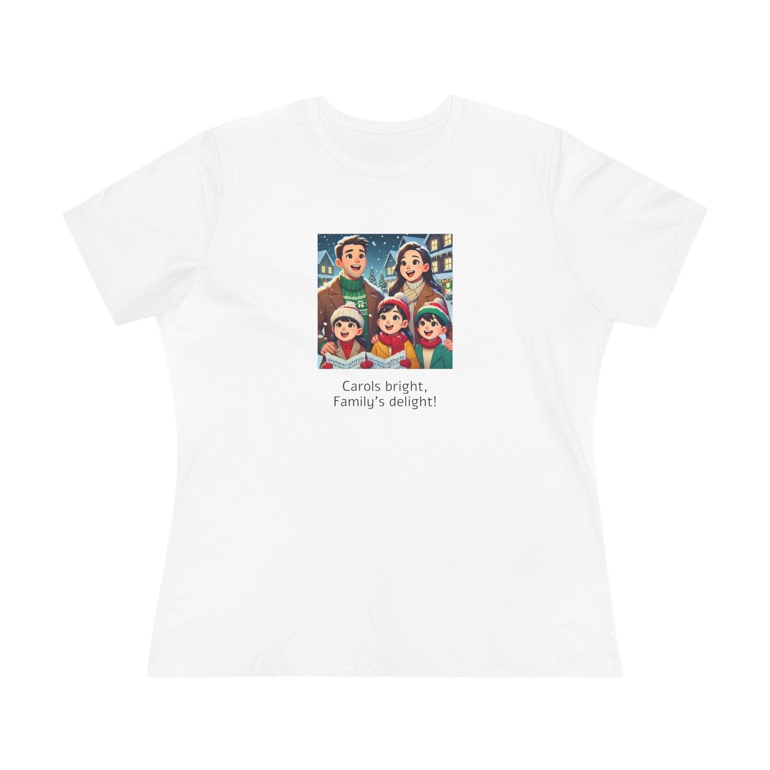 Carols bright, Family's delight! - Women's Softstyle Tee - Whippie's