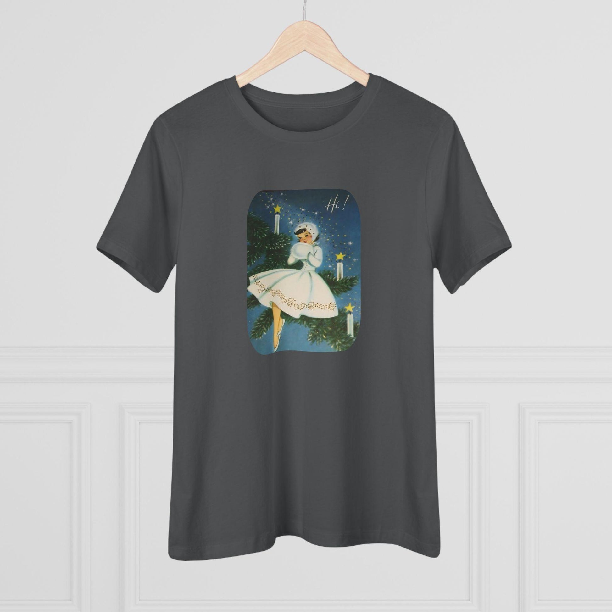 Hi! Lady in White - Women's Tee - Whippie's
