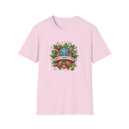 Santa's Favorite EMT Unisex Tee 🚑🎅 - Whippie's