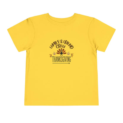 Thanksgiving Family & Friend Crew - Toddler Short Sleeve Tee - Whippie's
