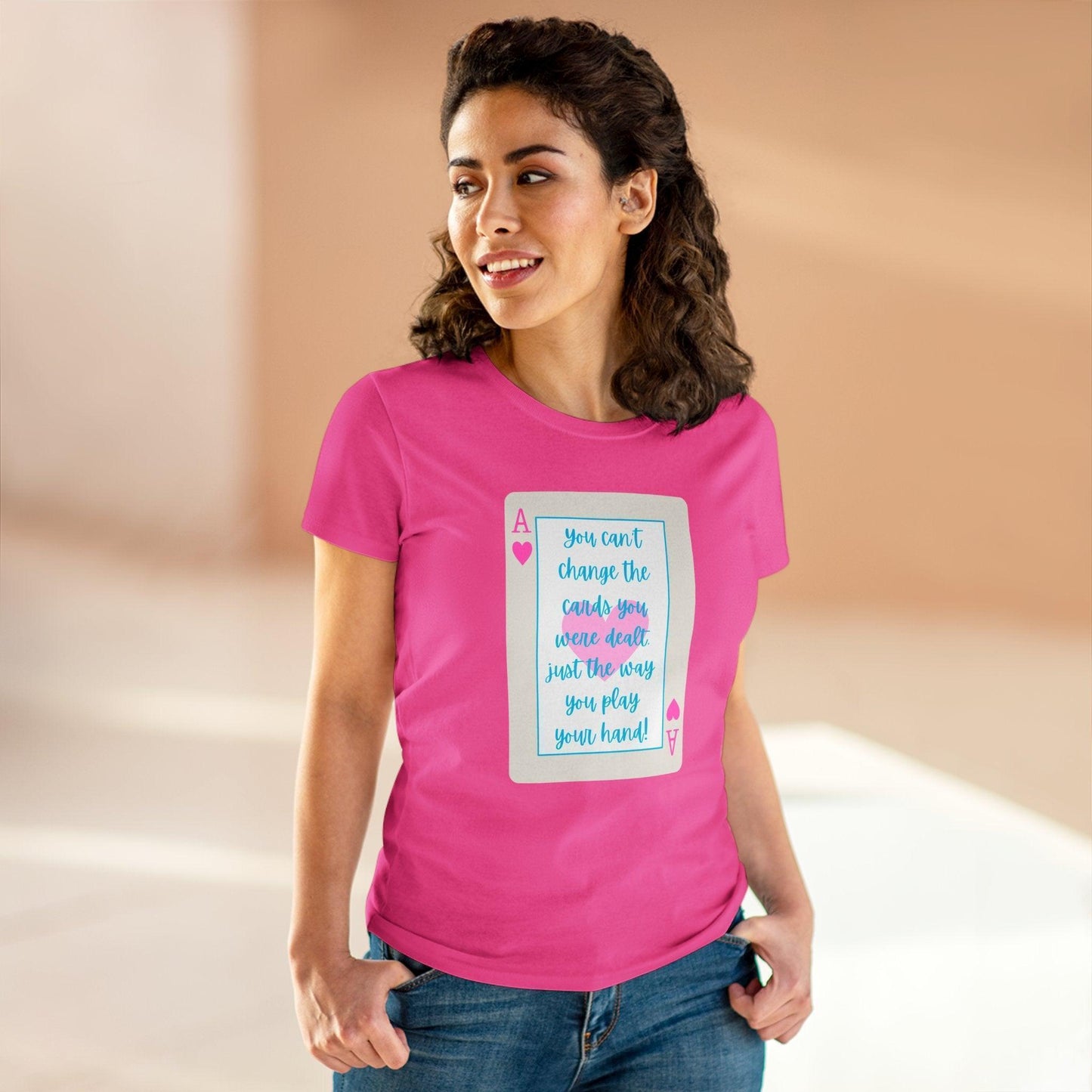 💖 Ace of Hearts 💪 Women's Tee ✨ Play your hand like a queen! 👑 - Whippie's