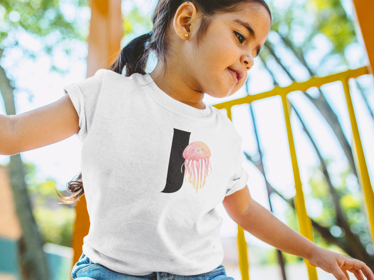 Alphabet Adventures: Letter J - Jellyfish Youth T-Shirt