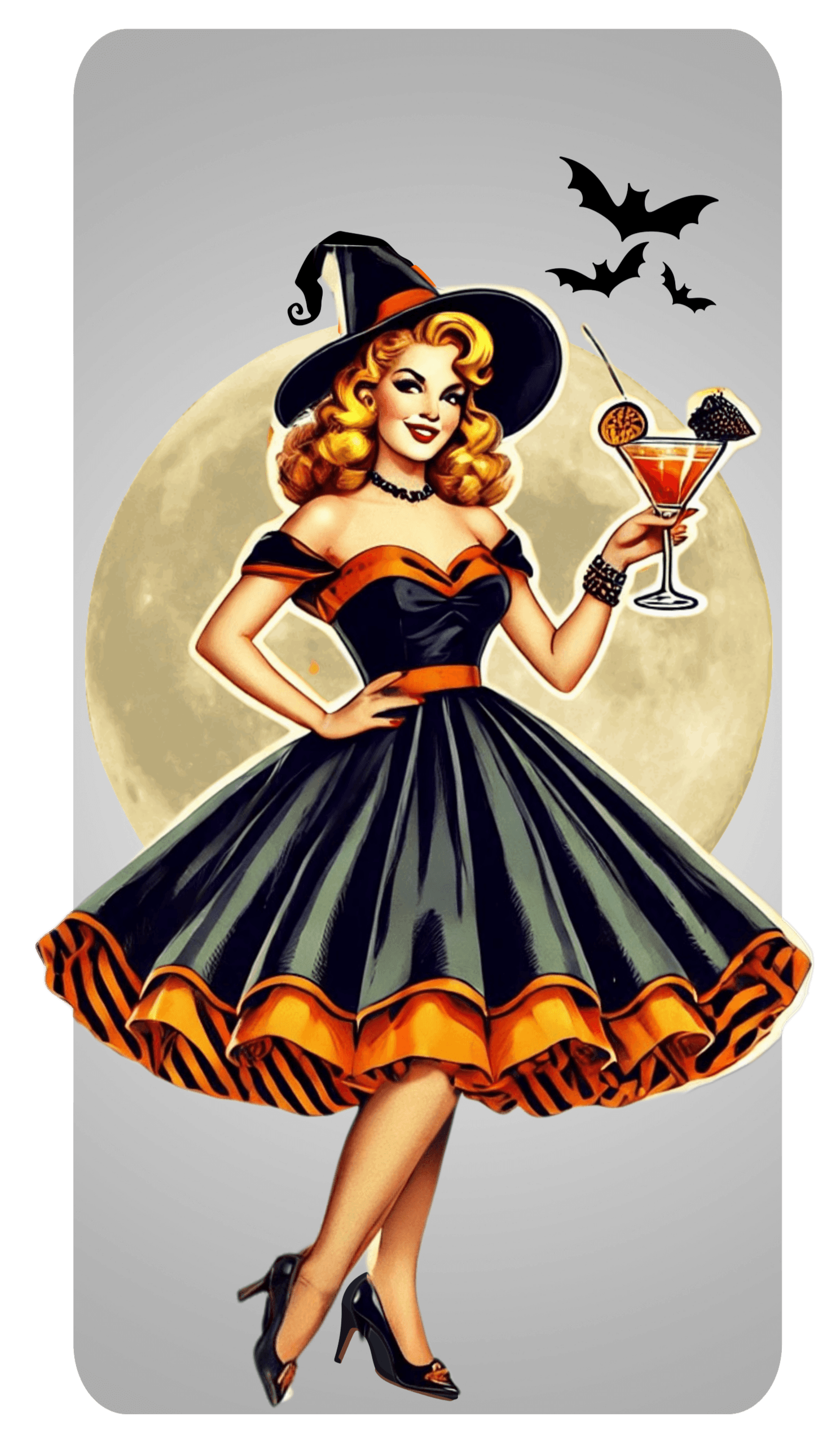 Spellbinding Style: Retro & Bewitched T-Shirt - Whippie's