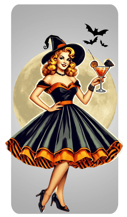 Spellbinding Style: Retro & Bewitched T-Shirt - Whippie's