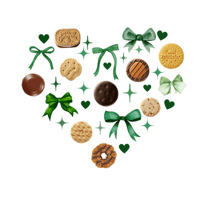 Girl Scout Heart Tee - Sweet Success! 💚🍪 Youth Tee - Whippie's