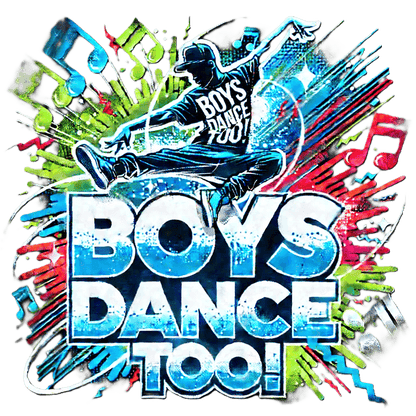 Boys Dance Too - Hip Hop - Youth Short Sleeve T-Shirt - Whippie's