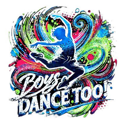 Boys Dance Too - Contemporary - Youth Short Sleeve T-Shirt - Whippie's