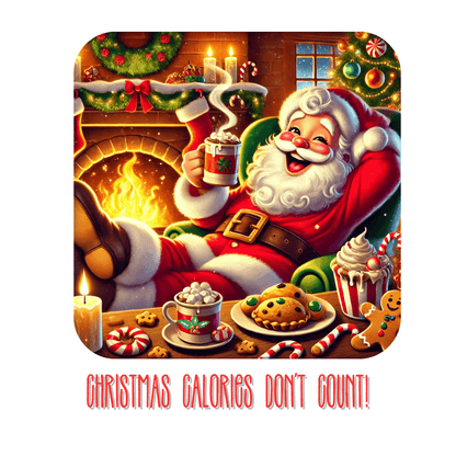 Santa: Christmas Calories Don't Count - Unisex Softstyle T-Shirt - Whippie's