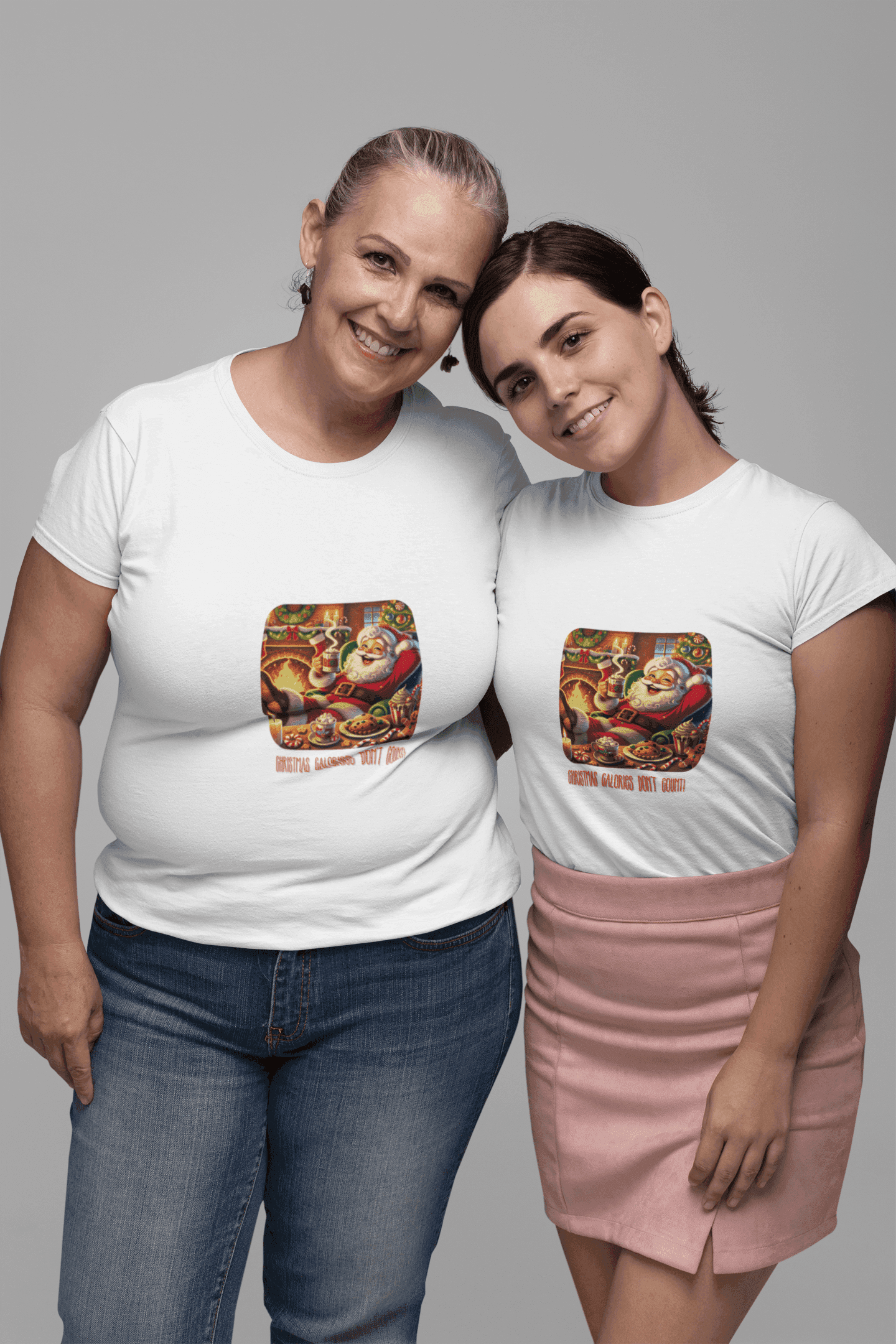Santa: Christmas Calories Don't Count - Unisex Softstyle T-Shirt - Whippie's