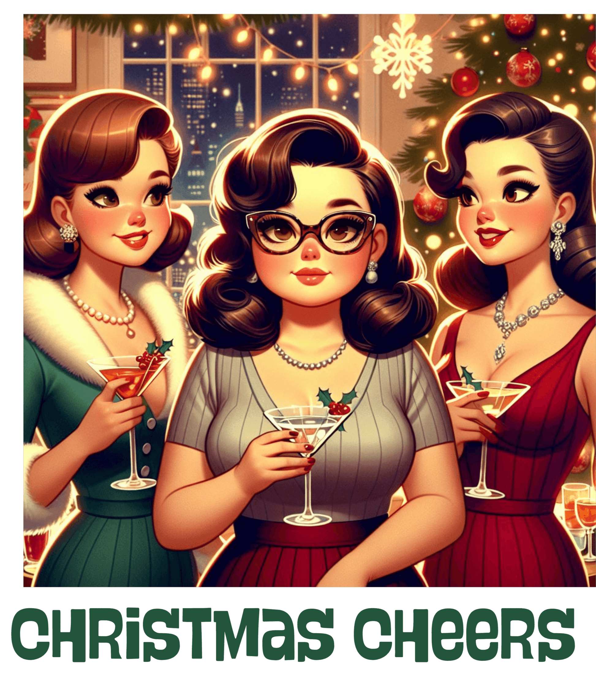 Christmas Cheers - Women's Softstyle Tee - Whippie's
