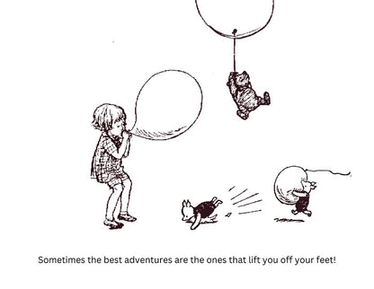 Classic Pooh - Balloons - Drawstring Bag - Whippie's