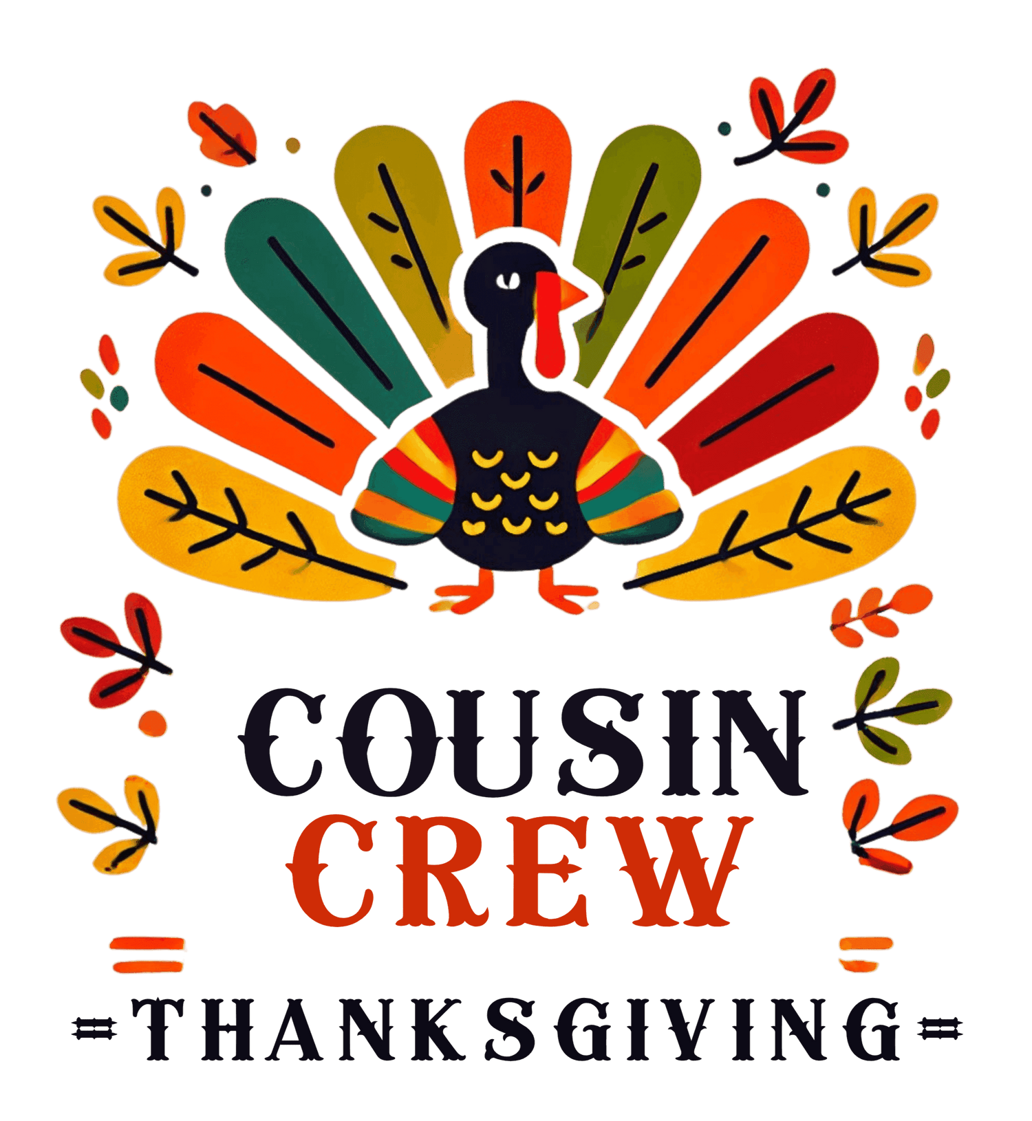Cousin Crew Thanksgiving - Infant Fine Jersey Bodysuit - Whippie's