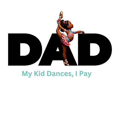 Dance Dad: Darker Skin Toned Dancer Girl T-Shirt - Whippie's