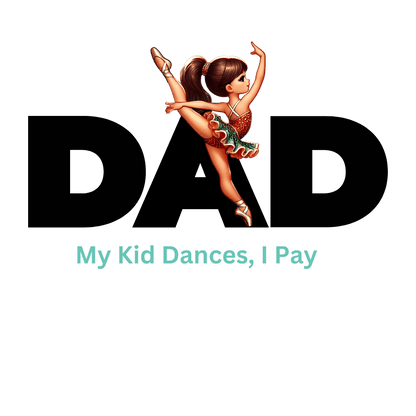 Dance Dad: Brunette Dancer T-Shirt - Whippie's