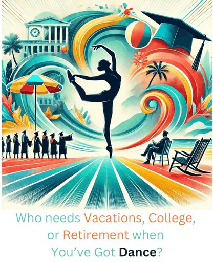 Dance Fees: Who Needs Vacations, College, or Retirement When You’ve Got Dance? Large Tote Bag - Whippie's