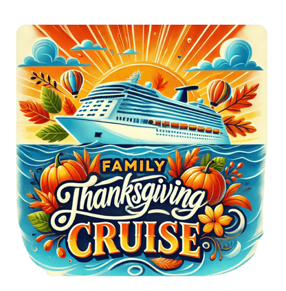 Family Thanksgiving Cruise - Ladies' V-Neck T-Shirt - Personalizable - Whippie's