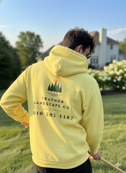 Traynor Landscape Co. Logo Sweatshirt | Unisex Fleece Pullover Hoodie