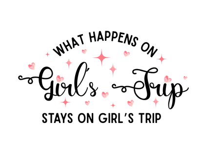 570. Girls' Trip: What Happens on Tour Zipper Makeup Bag - FREE Shipping! - Whippie's