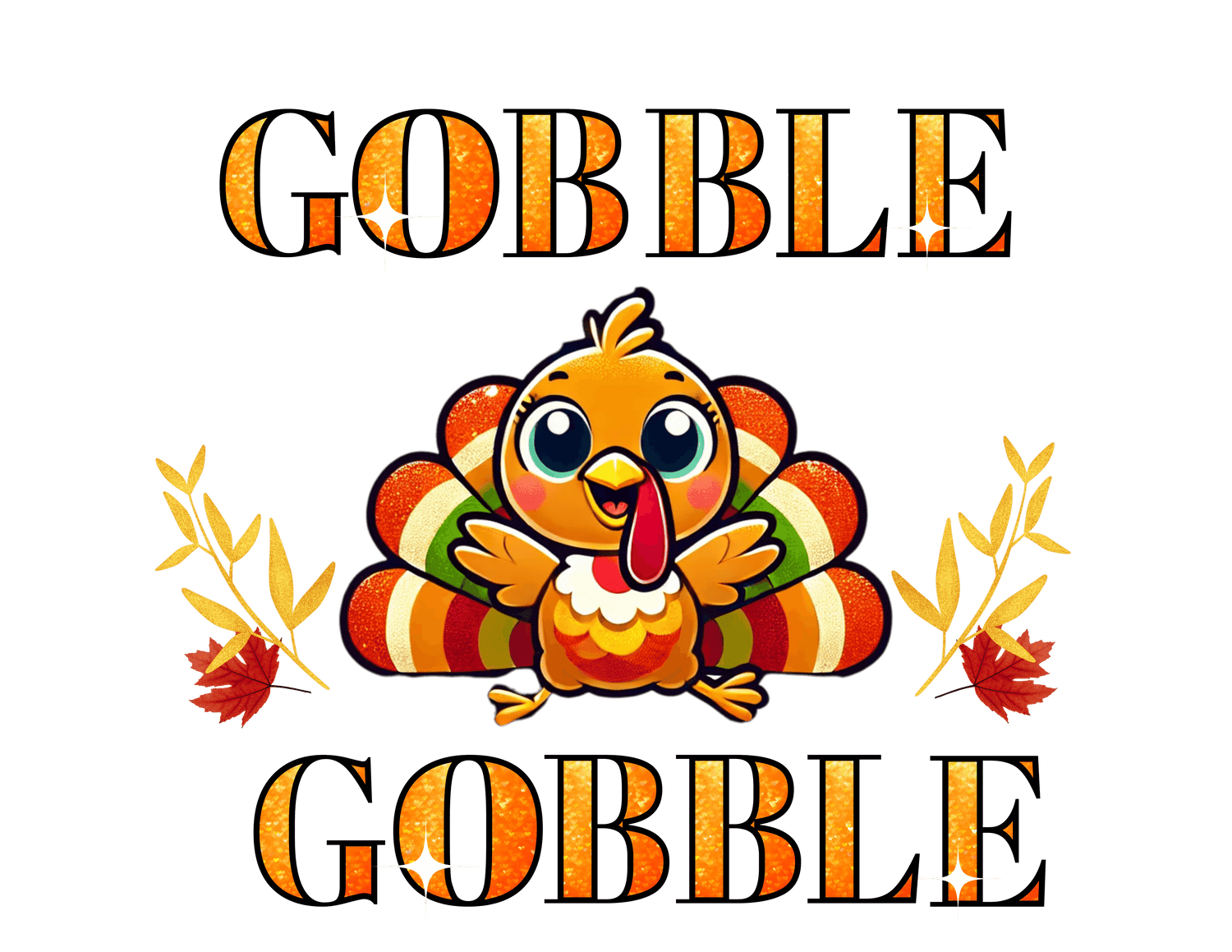 GOBBLE GOBBLE - Toddler Short Sleeve Tee - Whippie's