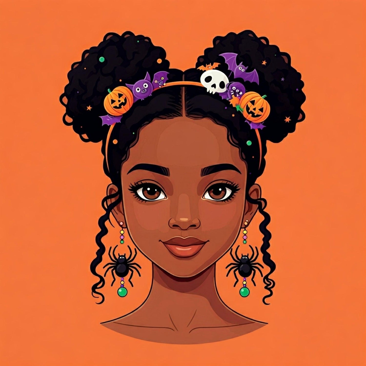 Vintage Boo-tique: Halloween Cutie - Girl V-Neck Tee - Whippie's