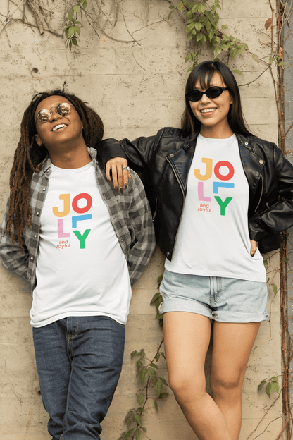 Jolly & Joyful: A Christmas Explosion of Cheer 🎄🎉- Unisex Softstyle T-shirt - Whippie's