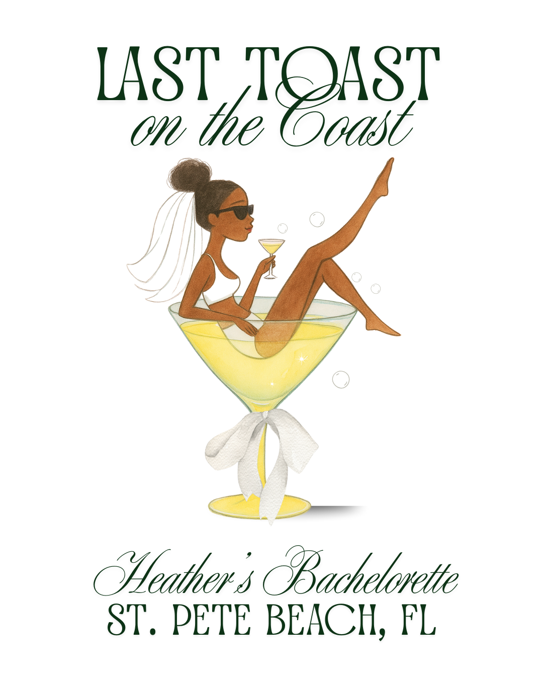 Last Toast on the Coast 12oz Insulated Wine Tumbler - Personalizable - FREE Shipping!