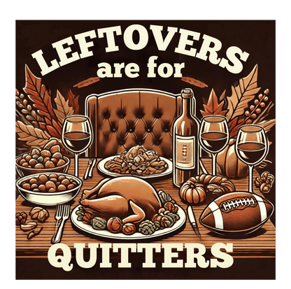 Leftovers are for Quitters - Football - Unisex T-Shirt - Whippie's