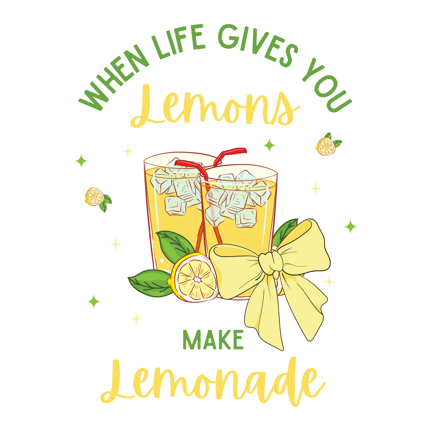 Squeeze the Day: Kids' Bow Lemonade T-Shirt - Make Life Sweet!