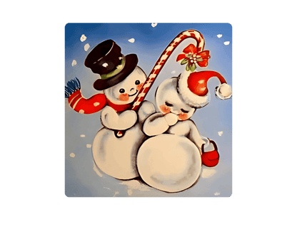 Snow Couple Mistletoe - Women's Softstyle Tee - Whippie's