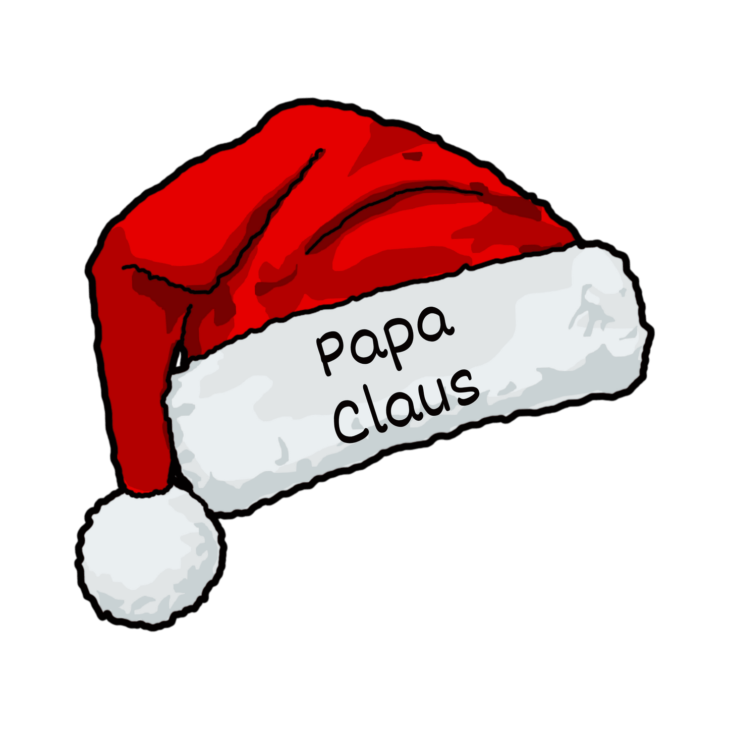 Papa Claus: The Coolest Santa in Town 🎅- Mens Softstyle T-shirt - Whippie's