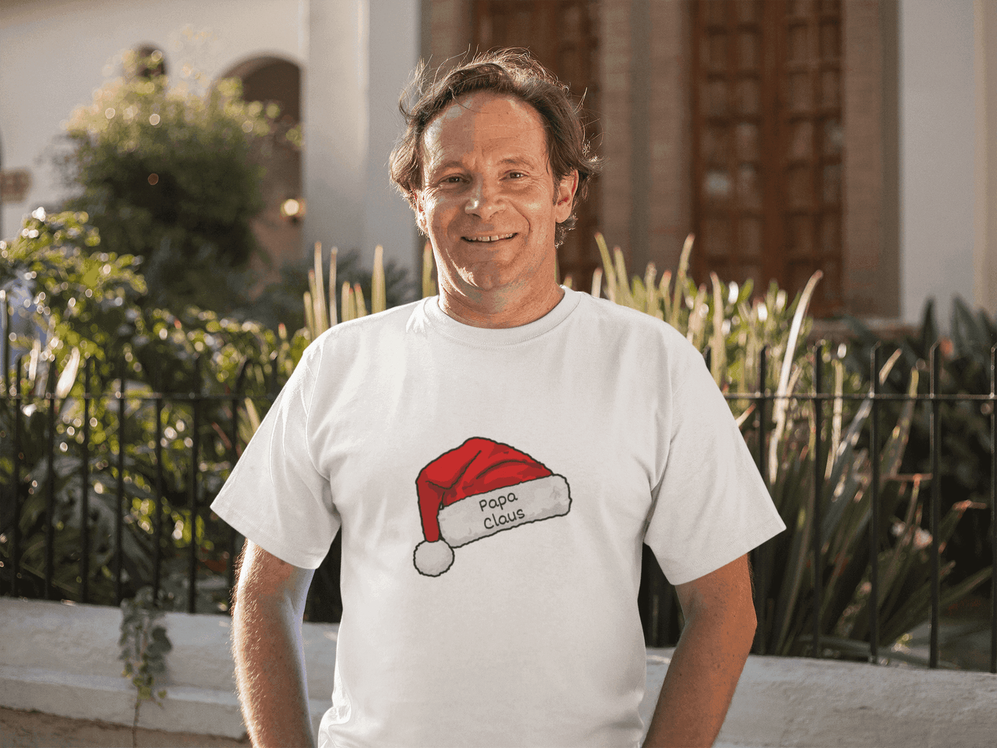 Papa Claus: The Coolest Santa in Town 🎅- Mens Softstyle T-shirt - Whippie's