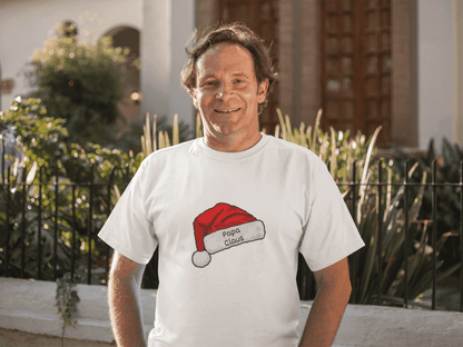 Papa Claus: The Coolest Santa in Town 🎅- Mens Softstyle T-shirt - Whippie's