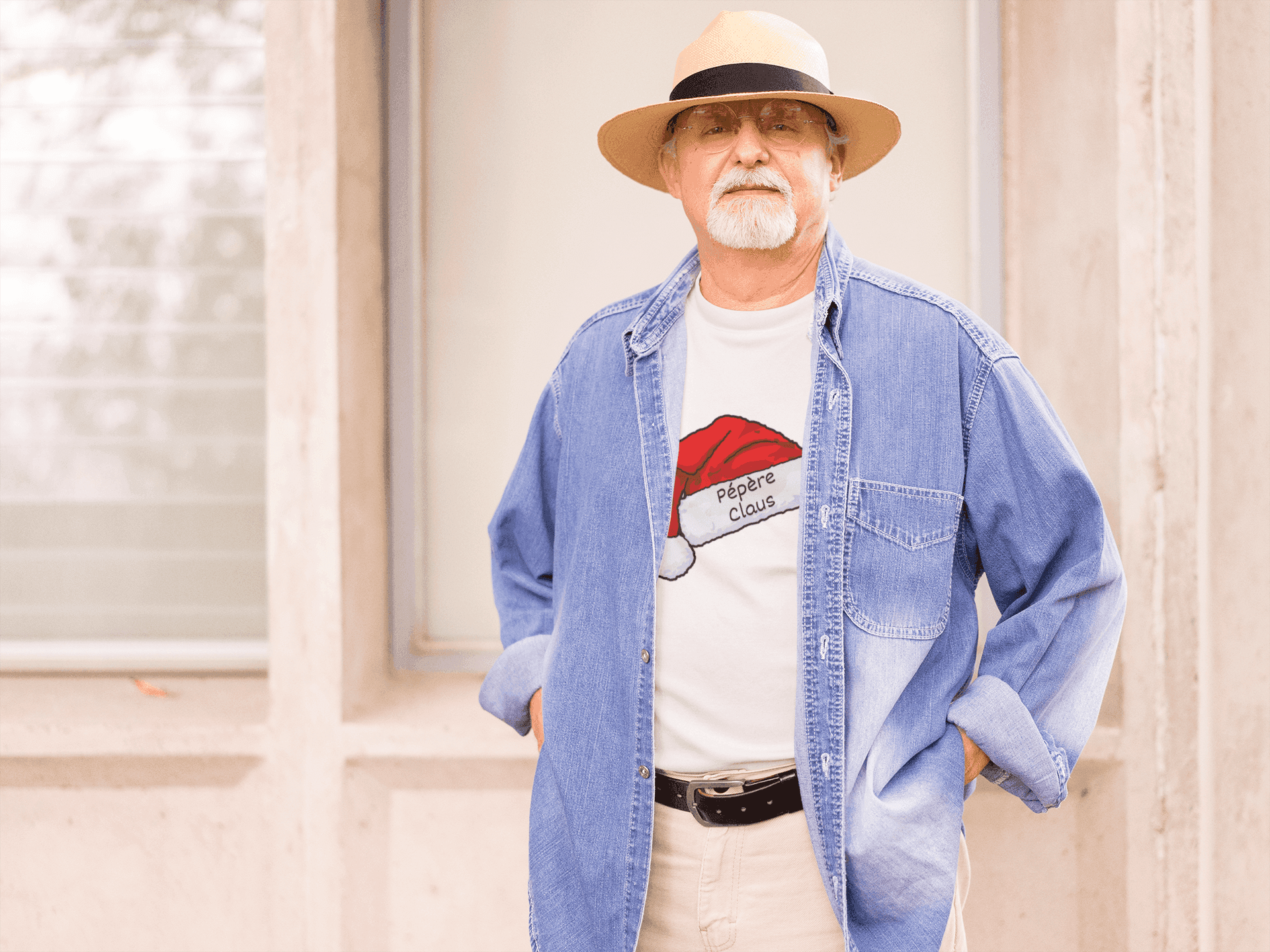 Pépère Claus: The Gift-Giving Legend 🎅🎁- Mens Softstyle T-shirt - Whippie's