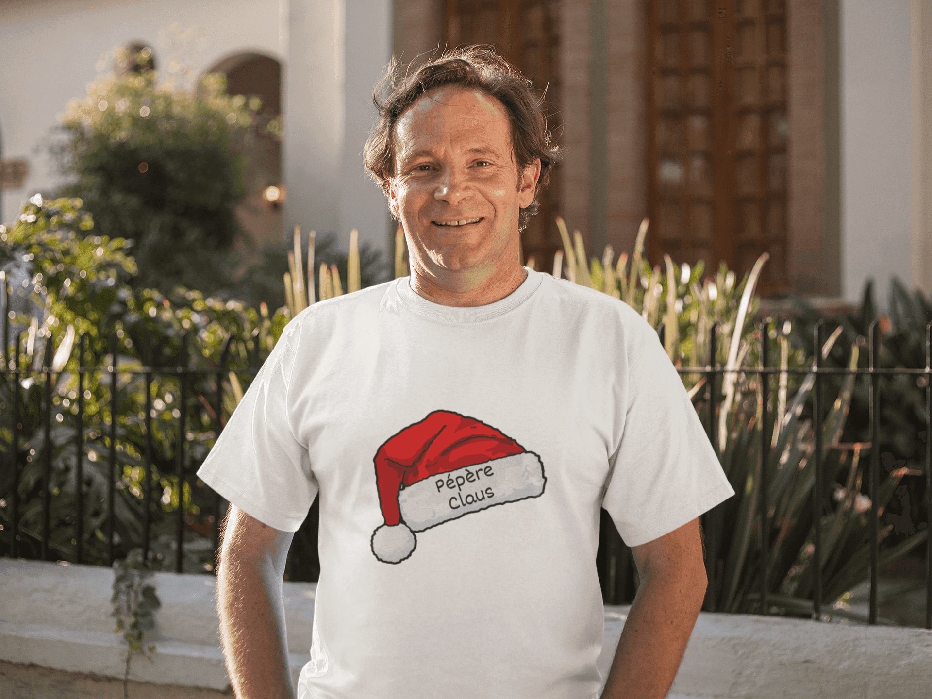 Pépère Claus: The Gift-Giving Legend 🎅🎁- Mens Softstyle T-shirt - Whippie's