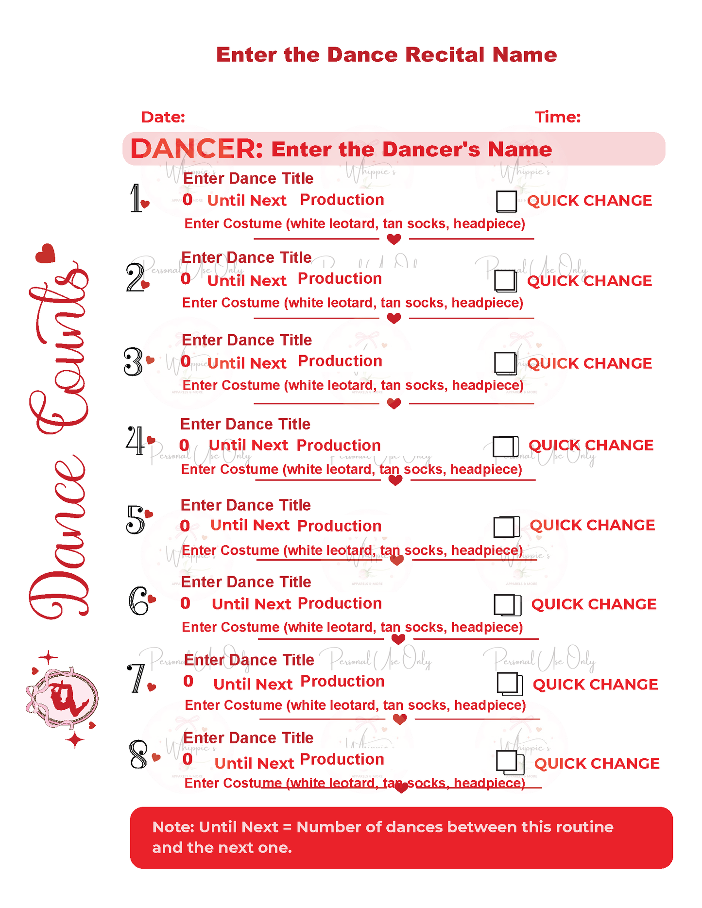Complete Dance Mom Master Bundle (Printable)