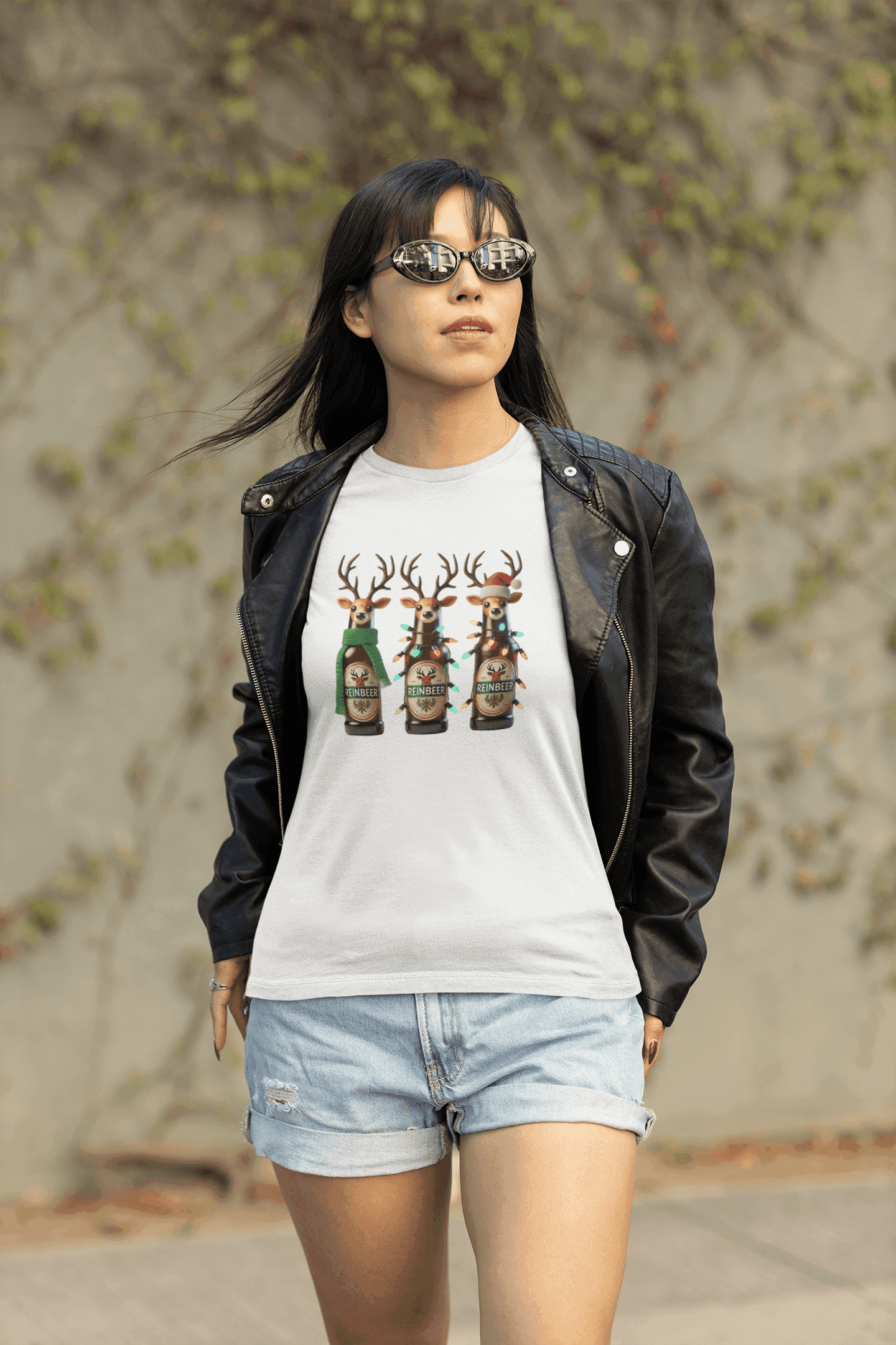 Reinbeer: 'Tis the Season to be Drinking! 🍻🦌🎄 - Unisex Softstyle T-shirt - Whippie's