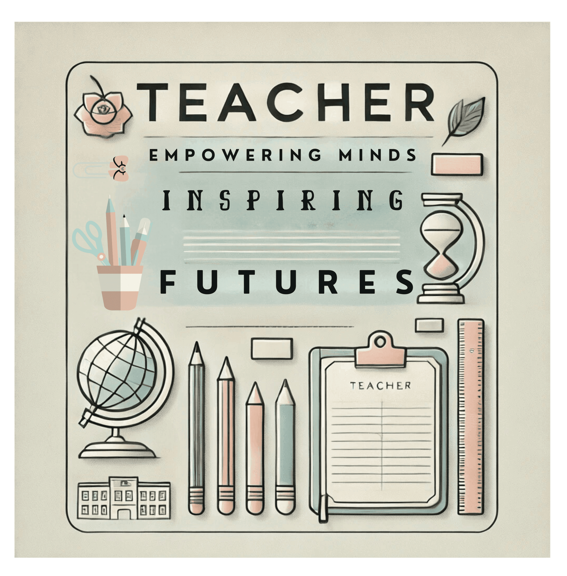 Teacher, Empowering Minds, Inspiring Futures - Unisex T-Shirt - Whippie's