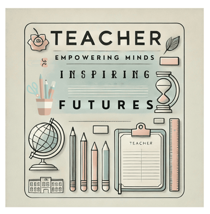 Teacher, Empowering Minds, Inspiring Futures - Unisex T-Shirt - Whippie's