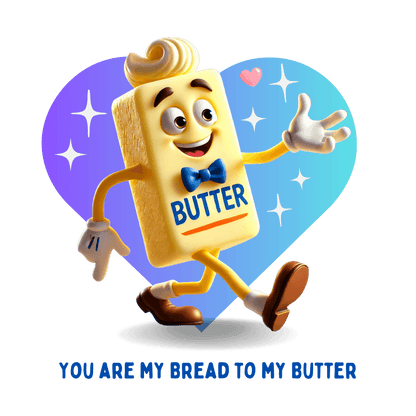 Bread and Butter Couple's T-Shirt Bundle - Whippie's
