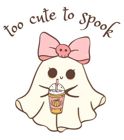 Too Cute to Spook Youth Tee - 👻💖 Boo-tiful and Spook-tacular! 💖👻 - Whippie's