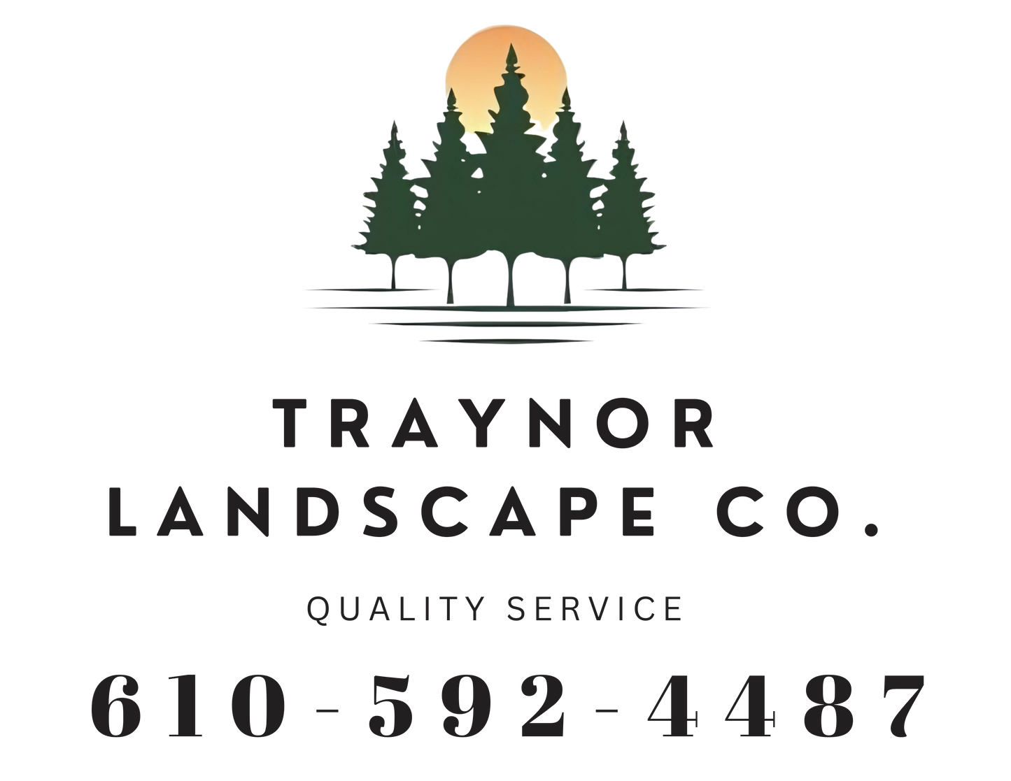 Traynor Landscape Co. Logo Sweatshirt | Unisex Fleece Pullover Hoodie